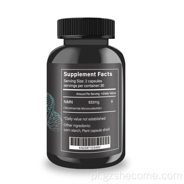 Kapsułki NMN opóźniają kątowe poziomy NAD+ kapsułki NMN